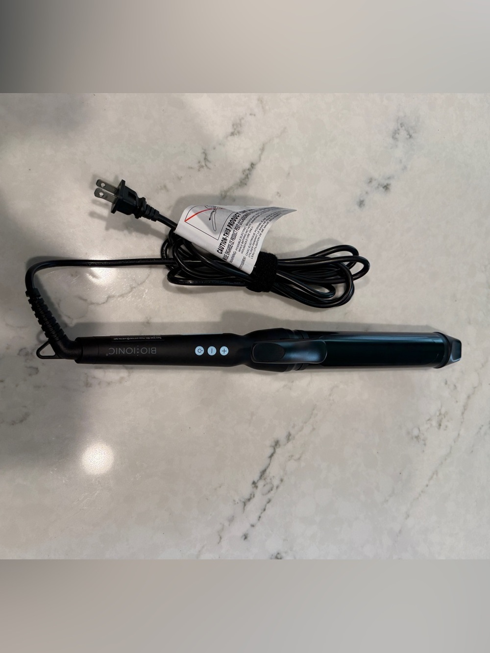 BIO IONIC Black curling iron 1.5 inch